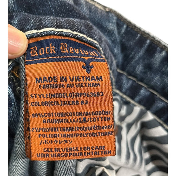 Rock Revival Men’s Jeans Kerr, Boot / Size- 40 - Picture 11 of 12